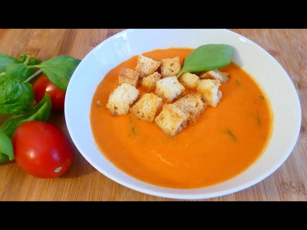 Крем-суп  овочевий з томатами та крутонами 250г