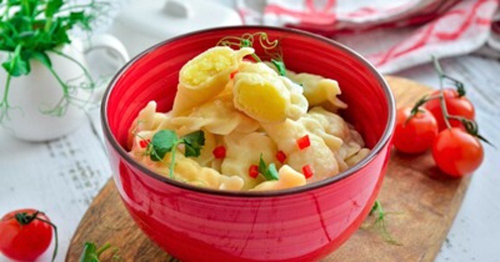 Вареники із  картоплею з вершковим маслом   170г