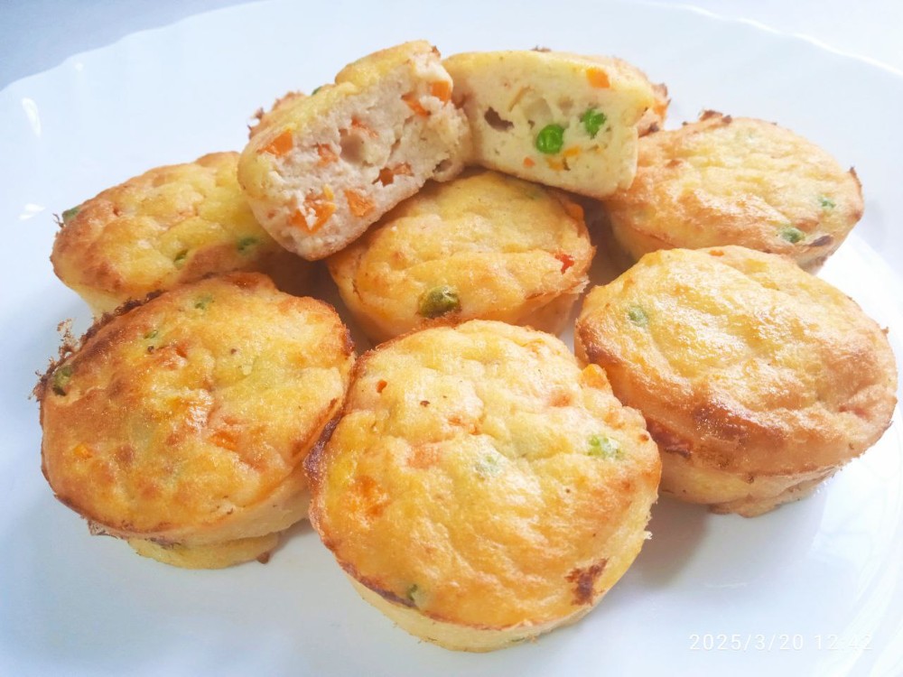 Рибні кейки з овочами 50г