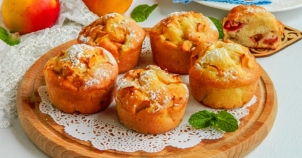 Мафін сирний з яблуком 60г