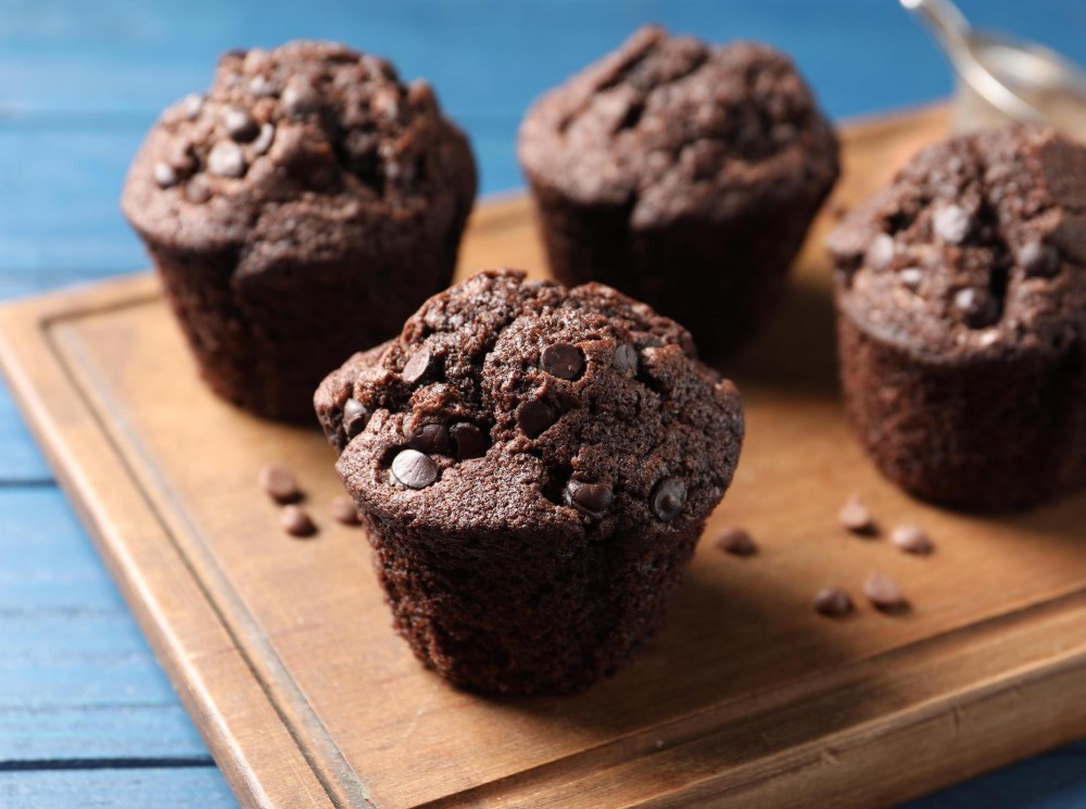 Мафін шоколадний з шоколадними краплями 60г