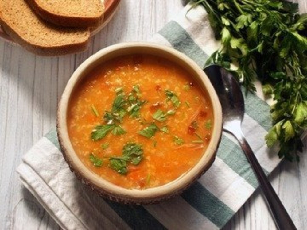 Борщ малятко з телячим фаршем  250г