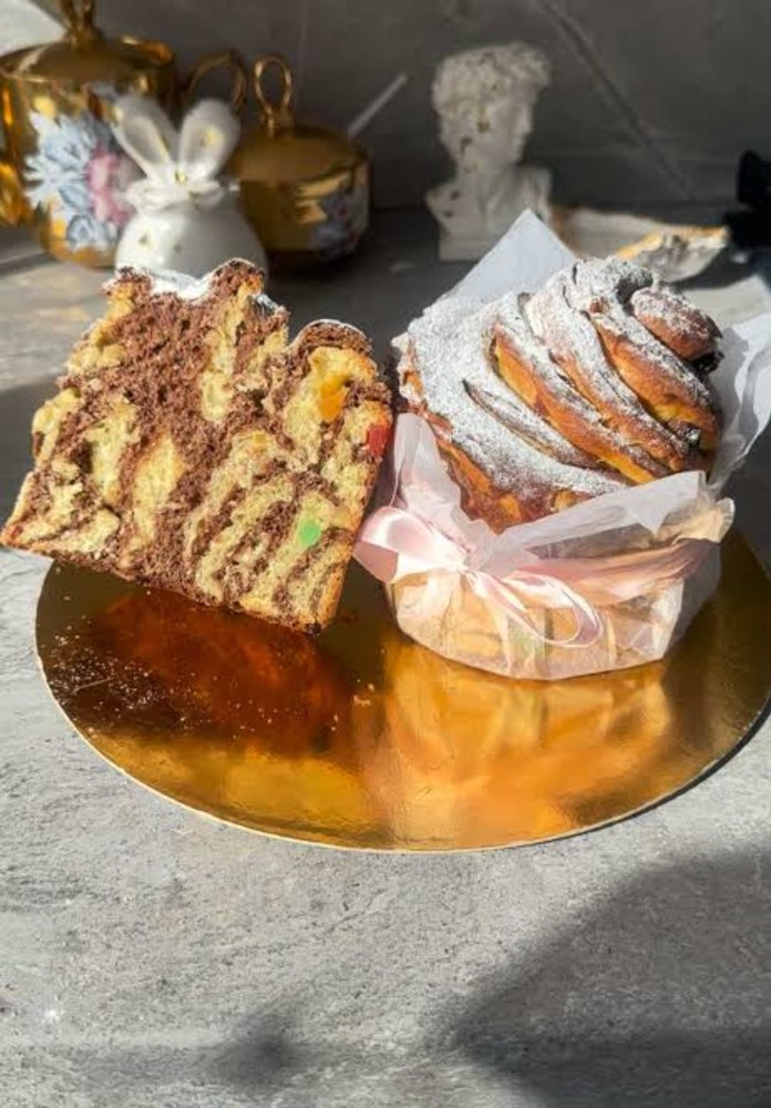 Краффін "Зебра" з цукатами і родзинками 250г