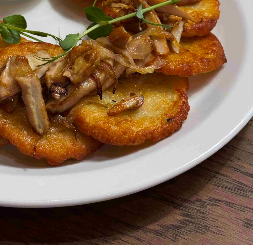 Деруни з білими грибами (пісні) 330г.