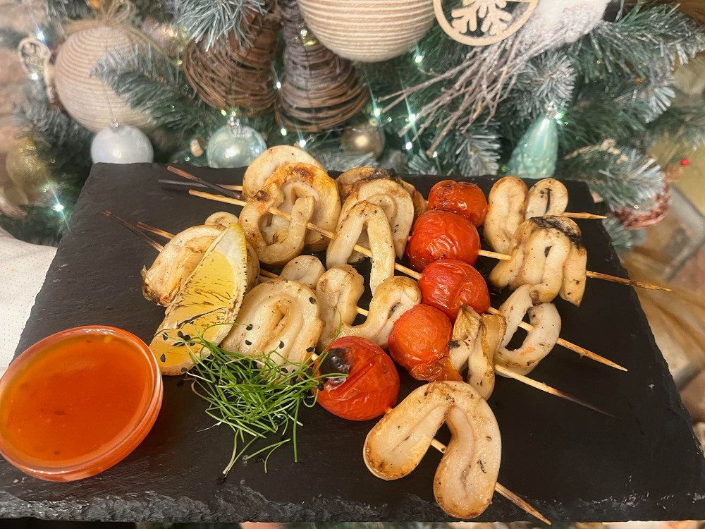 Кільця кальмарів з мангалу 200 г.