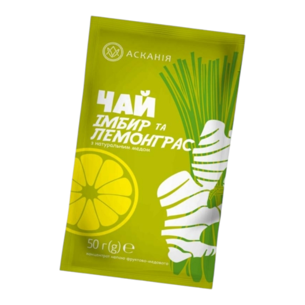 Чай АСКАНІЯ концентрат Імбир-лемонграс 50г