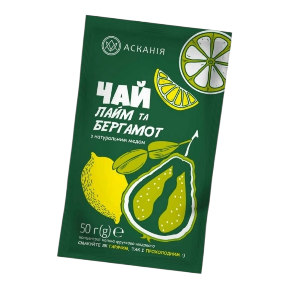 Чай АСКАНІЯ концентрат - Лайм-бергамот 50г