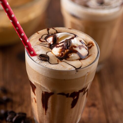 Iced Coffee with Ice Cream