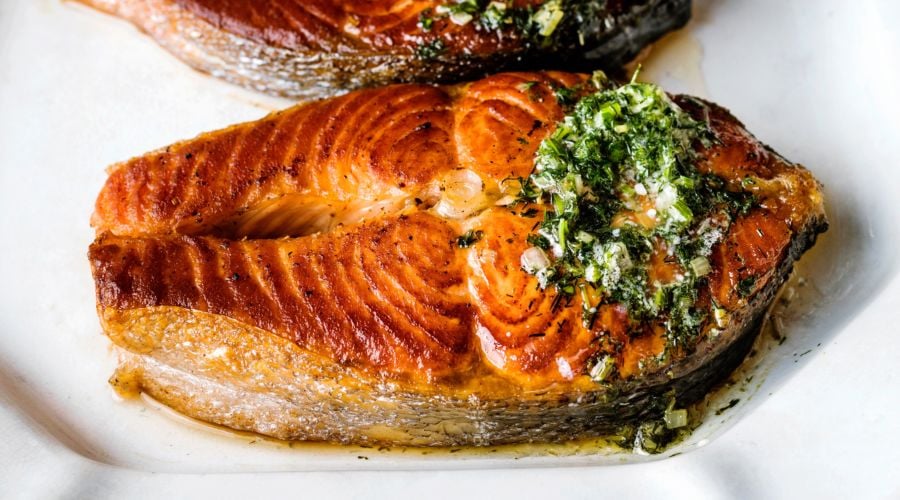 ორაგულის სტეიკი • Salmon Steak