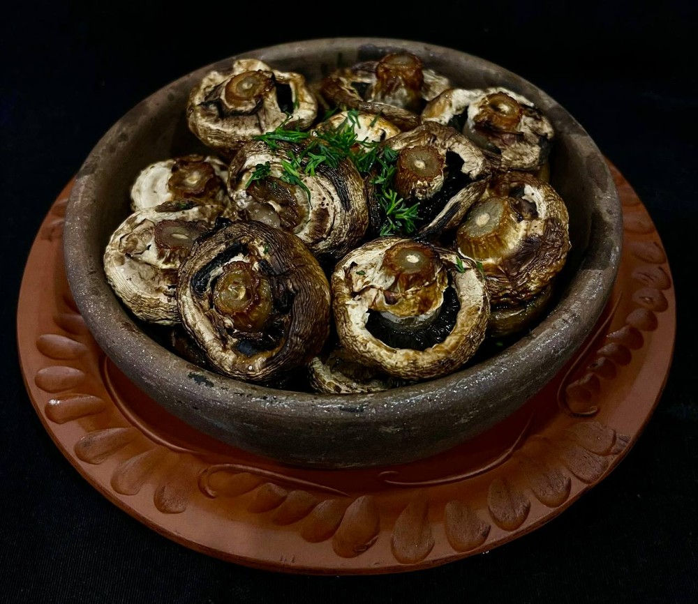 Запечені гриби/Baked mushrooms