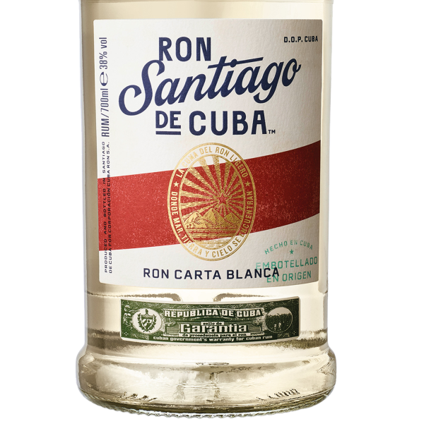 Ром Santiago de Cuba Carta blanca 38% 50мл