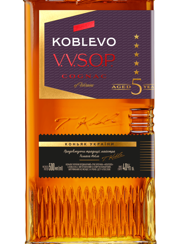 Коньяк KOBLEVO VVSOP 5* 50мл