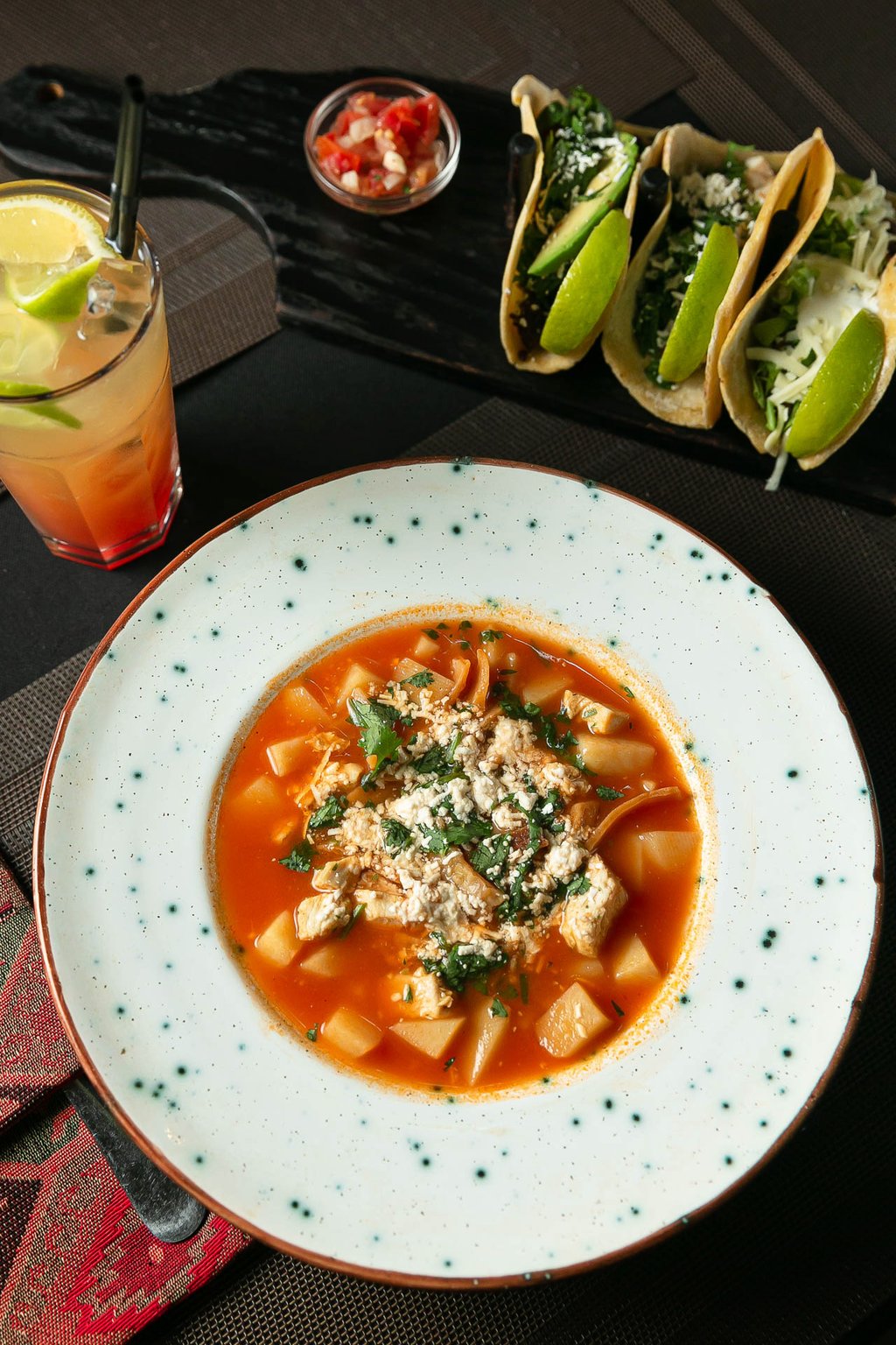 Sopa Azteca / Суп Ацтека