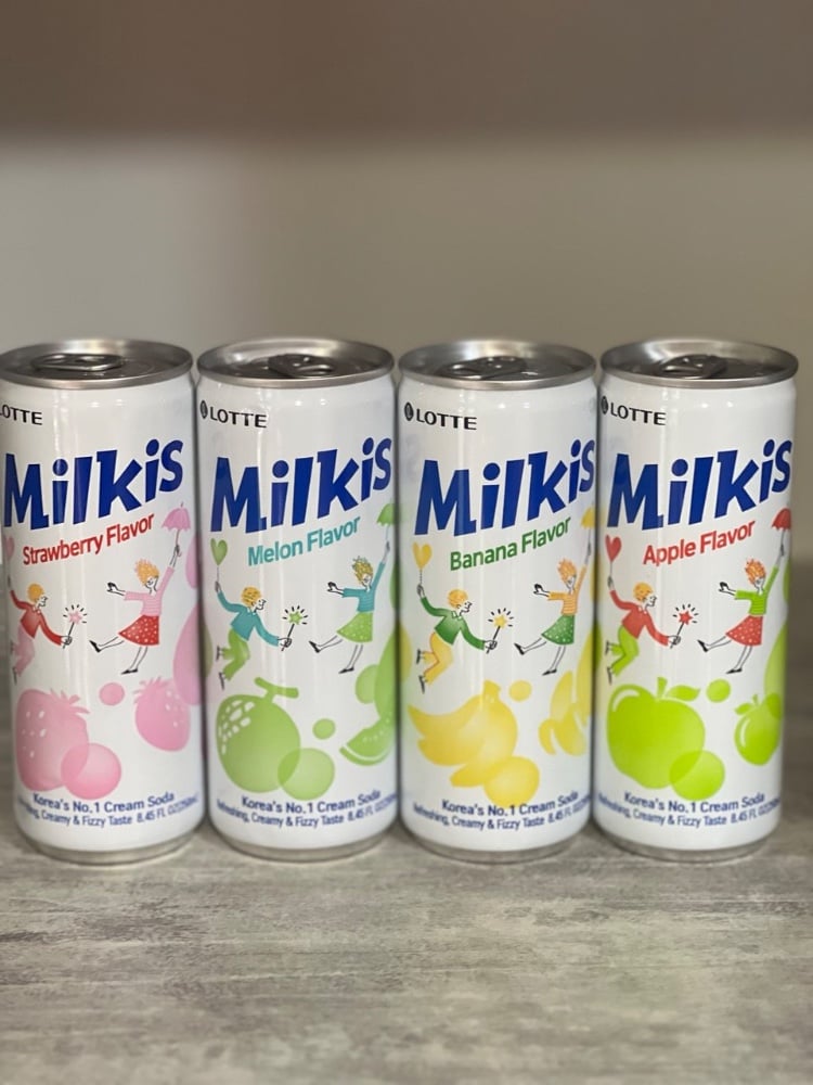 Напій газований молочний Milkis 250мл