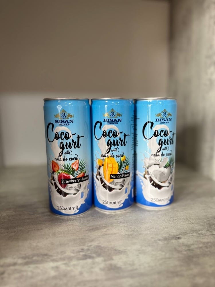Напій кокойогурт ж/б Бісан 250ml