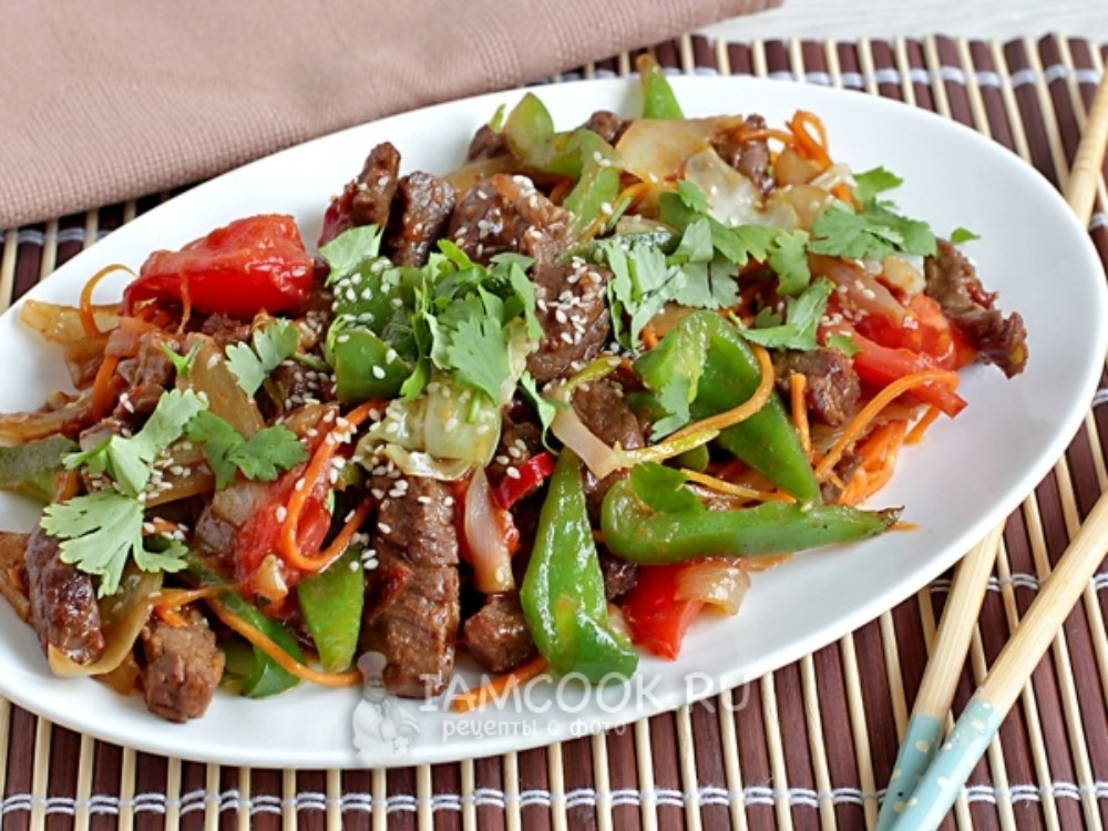 Мясо по тайский