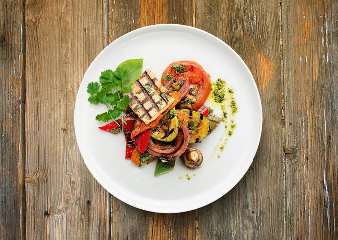 Гриль салат