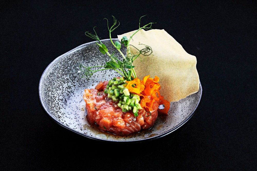 тар тар з лосося