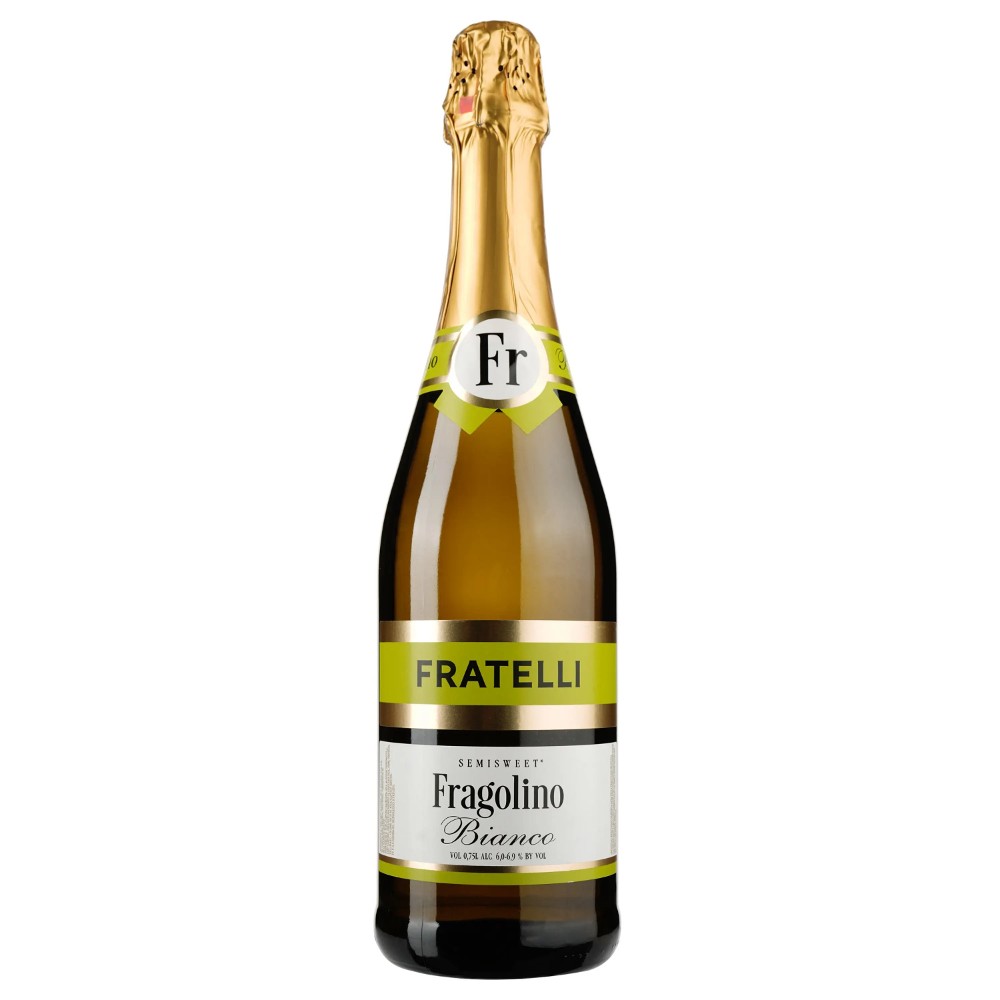 Напій винний Fragolino ( ігристе біле напівсолодке )