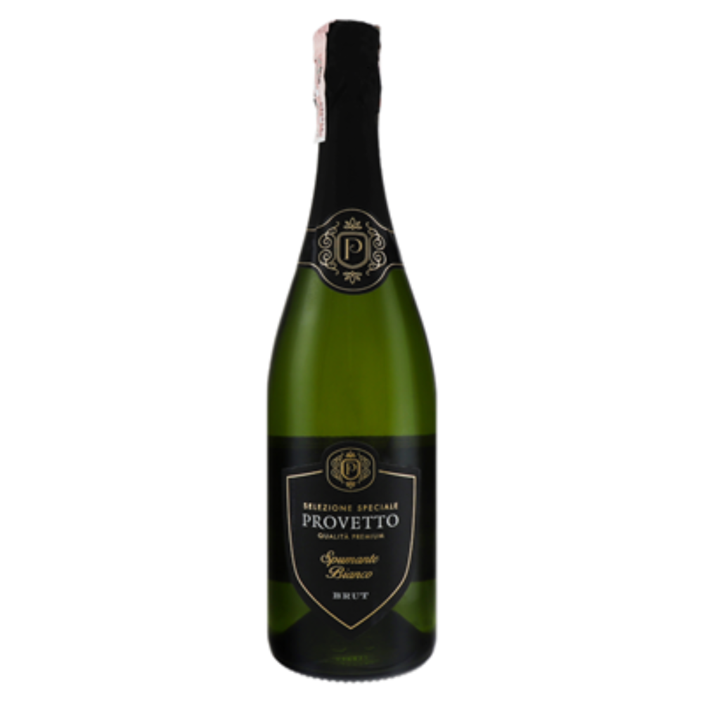 ВИНО Provetto. (ігристе, біле, сухе, 10,5%) 0,75л. Іспанія