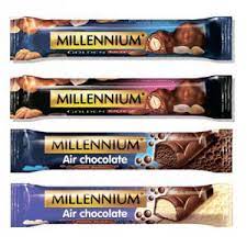 Батончик шоколадний Millenium в асортименті
