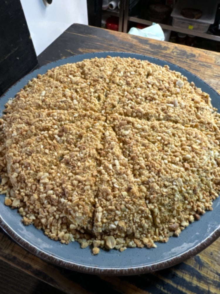 Печінковий торт з арахісом
