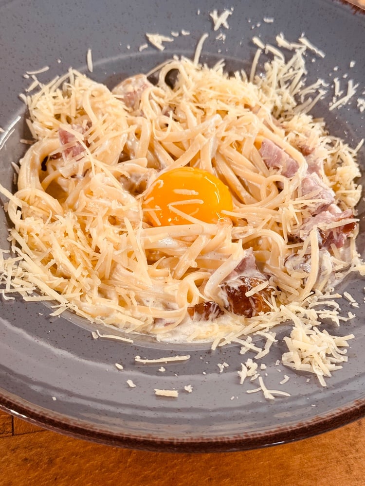 Паста карбонара 