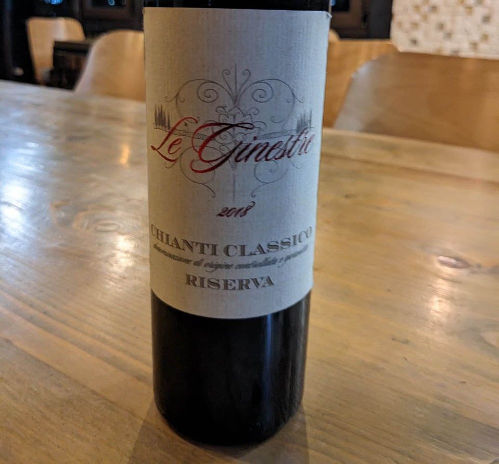 Вино Le Ginestre Chianti Riserva  сухе червоне Італія
