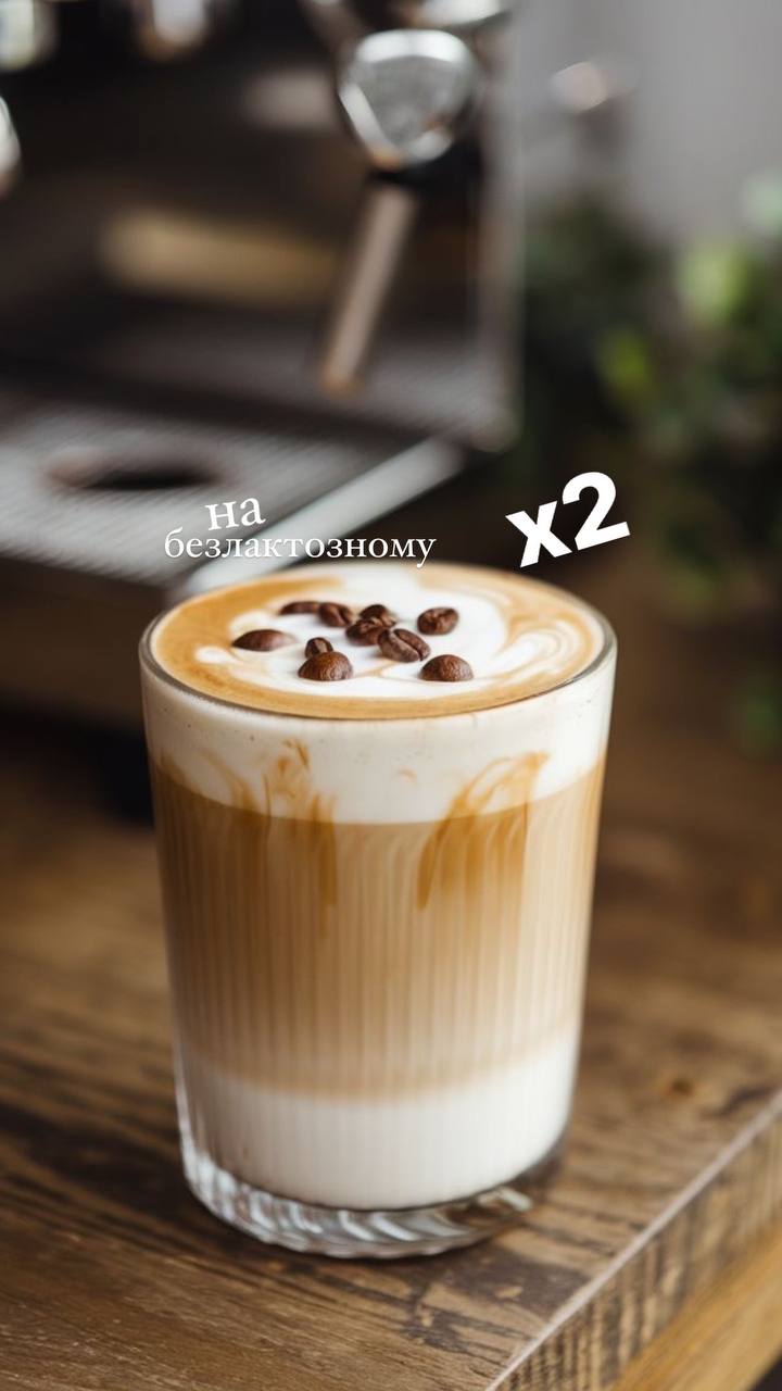 Лате на безлактозному (x2)