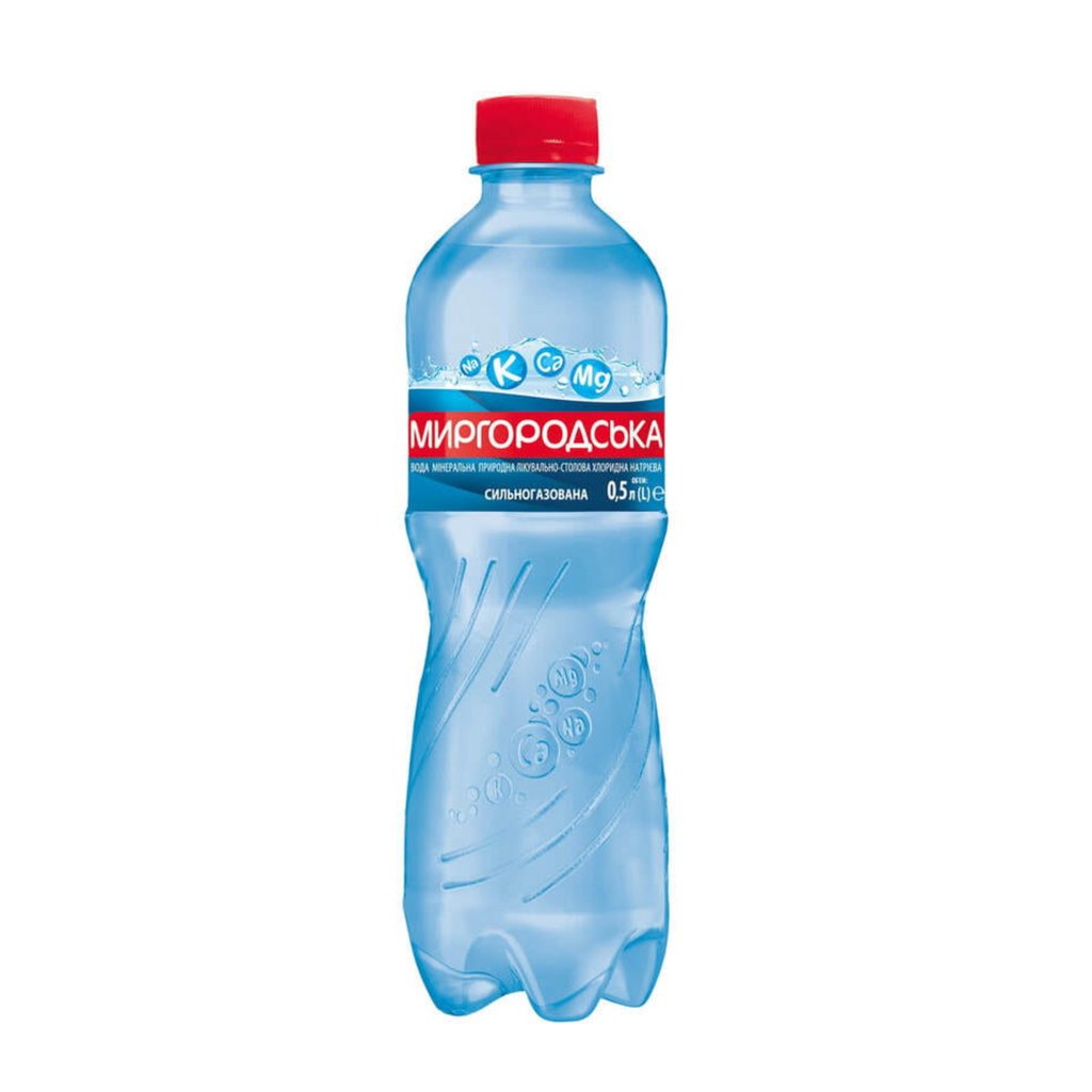Миргородська сильногазована 0.5 л