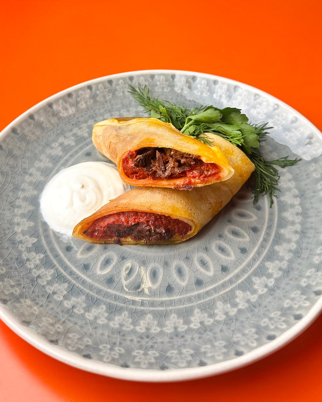 Борщ у млинці