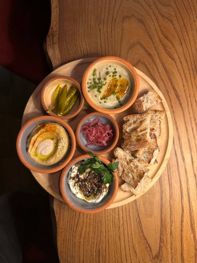 Middle Eastern appetizer set