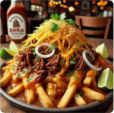 Smokey Birria Loaded Fries