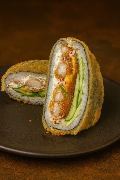 Суші бургер з Креветкою темпура