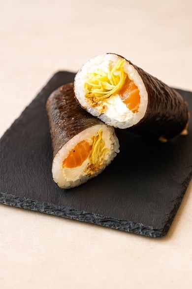 Суши Шаурма з лососем та креветкою