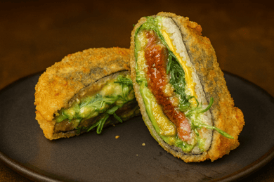 Суші бургер з Вугрем та чукою