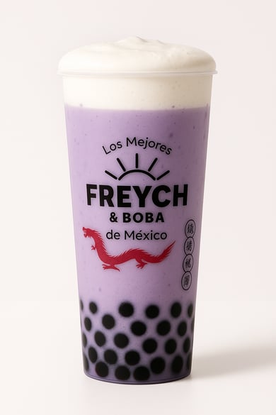 Boba Taro icy  cheese foam