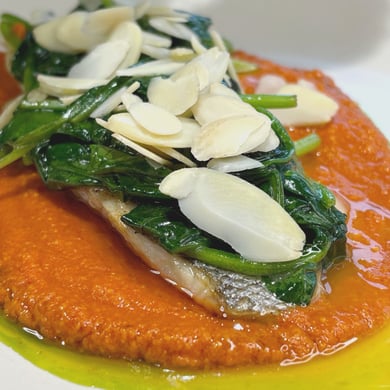 Філе Сібаса з соусом ромеско, 270 г.