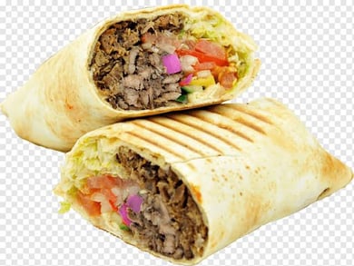 Beef shawarma without sausage