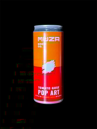 Muza Pop Art Tomato Gose-Cucumber, Garlic 0.33 л