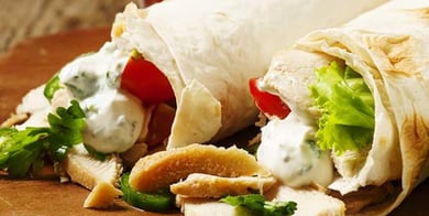 Шаурма з курочкою, та сиром "філадельфія"
