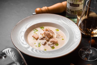 Авторська юшка з трьох видів риб