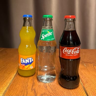 Cola, Fanta, Sprite Скло 0,25мл