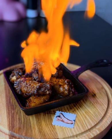 Вогняні курячі крильця