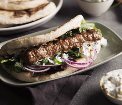 Chef's Kebab (beef, lamb, suluguni) - შეფ-მზარეულის ქაბაბი