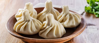 Khinkali with Meat (Qalakuri, min 5 pcs) - ხინკალი ქალაქური