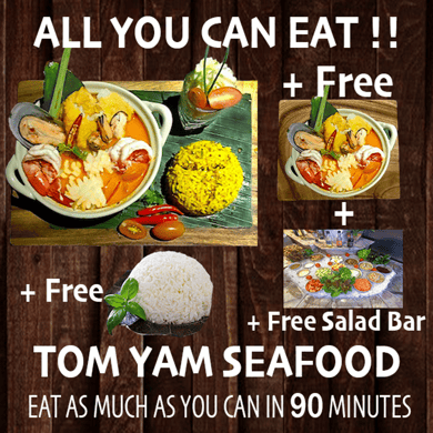 All You Can Eat Royal Tom Yum Seafood