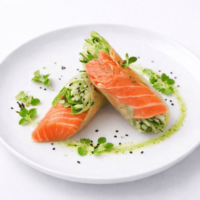 Спрінг рол лосось