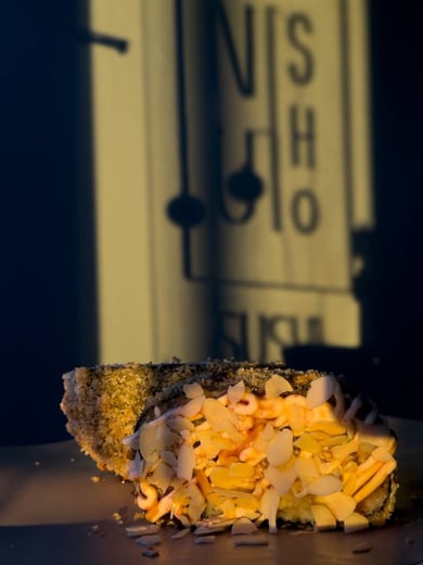 Суші бургер з креветкою темпура