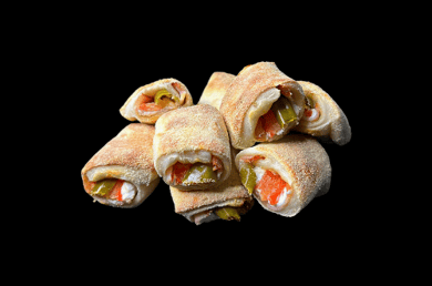 Роллс з шинкою та перцем чилі